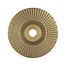 Benson Koolstofstalen slijpschijf - houtbewerking - plat - 98 x 16 mm - goud