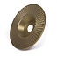 Benson Koolstofstalen slijpschijf - houtbewerking - plat - 98 x 16 mm - goud