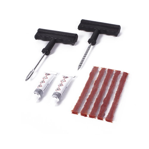 Benson Bandenreparatieset Easy Seal - Proppenset Tubeless voor Auto - Motor - Scooter - Etc. - 9 delig Benson Bandenreparatieset Easy Seal - Proppenset Tubeless voor Auto - Motor - Scooter - Etc. - 9 delig