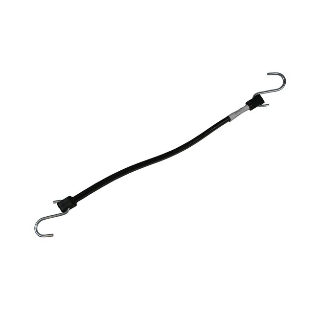 Benson Elastische spanrubber met S-haak - 38 cm - Flexibel en duurzaam - Per stuk