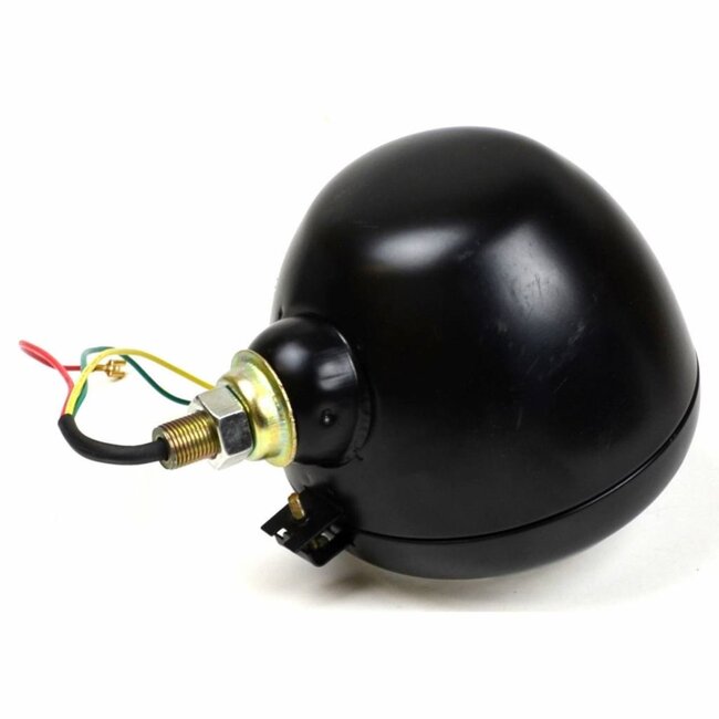 Dragon-Tools Schijnwerper tractorlamp - metalen behuizing - draaibare lens - 150 mm - zwart - tractor/voertuig - 12 volt bilux