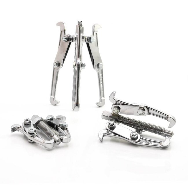 Hofftech Poulietrekker set - 3-delig - robuust chrome vanadium - binnen en buiten gebruik