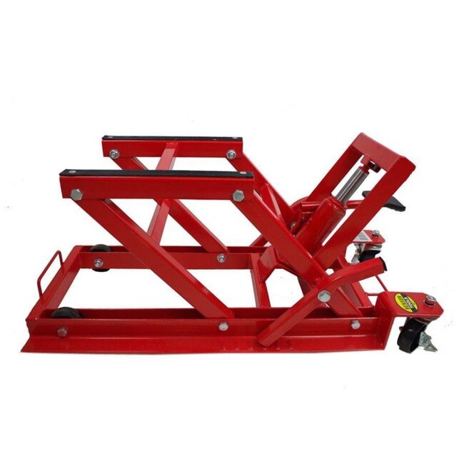 Benson Motorfietslift - Hydraulisch - 680 kg - 88 × 40 × 16 cm - Veiligheidsvangers