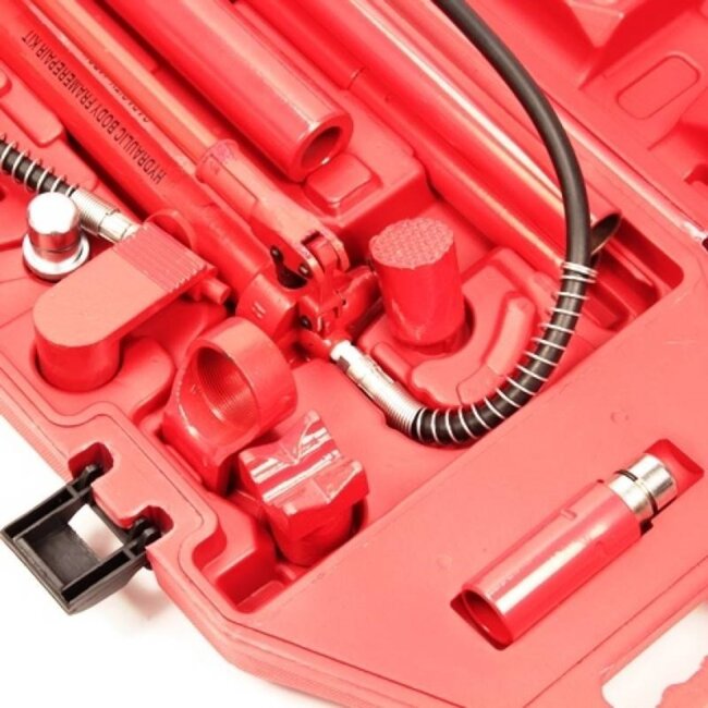 Benson Hydraulische uitdeukset - 10 ton - met koffer - 62 MPA - compleet met accessoires