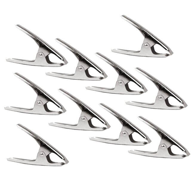 Benson Zeilklemmen - Sterk Metaal - 150 mm - Set van 10