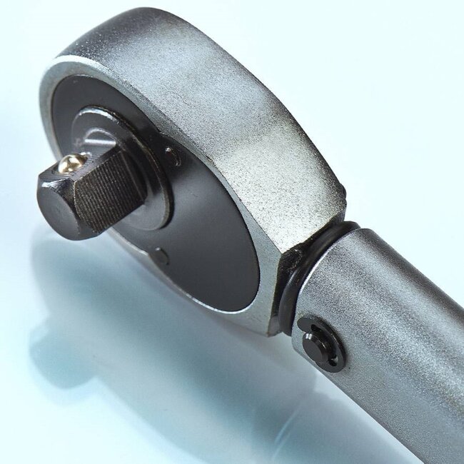 Hofftech Momentsleutel - 3/8 inch - 19-110 Nm - Omschakelbare ratelkop - Safetylock