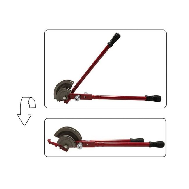 Benson Pijpenbuiger - Heavy Duty - Buigt tot 180 graden - Staal - 15-22 mm