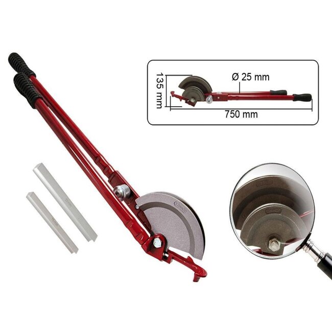 Benson Pijpenbuiger - Heavy Duty - Buigt tot 180 graden - Staal - 15-22 mm