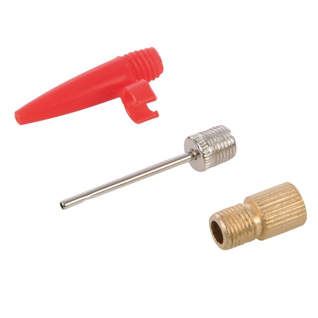 Silverline voetpomp - staal - met manometer, enkelcilinder 7 bar - 280 cm³ - blauw/zwart - voor autobanden en opblaasbare boten