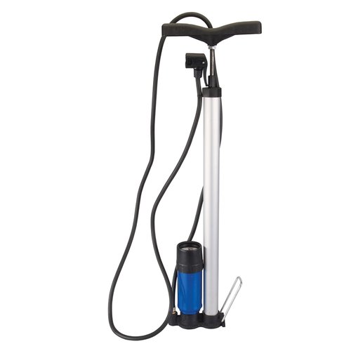 Silverline Fietspomp - Handpomp met Manometer - 0 t/m 7 Bar Silverline Fietspomp - Handpomp met Manometer - 0 t/m 7 Bar