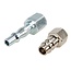 Silverline Bandenpomp met manometer - 40 cm slang - Max. 8 bar - Auto en Hollands ventiel