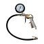 Silverline Bandenpomp met manometer - 40 cm slang - Max. 8 bar - Auto en Hollands ventiel