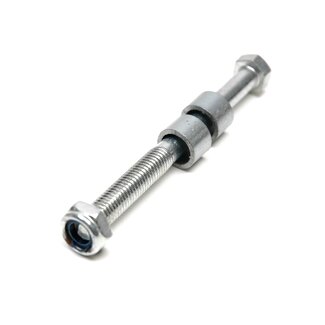 MM Eurotool Kinderkruiwagenas - Stevig en Compleet - 110 mm x Ø 9.5 mm - Inclusief Bevestigingsmateriaal