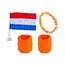 Lifetime Supporters Fan Set - EK Voetbal - 4-delig - Oranje Rood Wit Blauw - Polyester