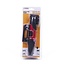 Benson Mini fietspomp/balpomp - uitschuifbaar - 20-40 cm - rood/zwart - max 6 bar