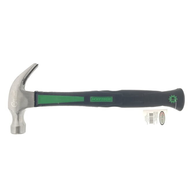 Hofftech Krachtige klauwhamer - Getemperd staal - Ergonomische rubberen grip - 720 gram - 33 cm