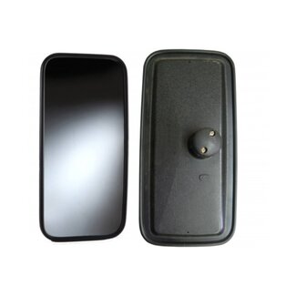 Dragon-Tools breedhoek buitenspiegel - glas met kunststof achterzijde - 375 x 185 mm - 16 mm montage - voor camper en vrachtwagen