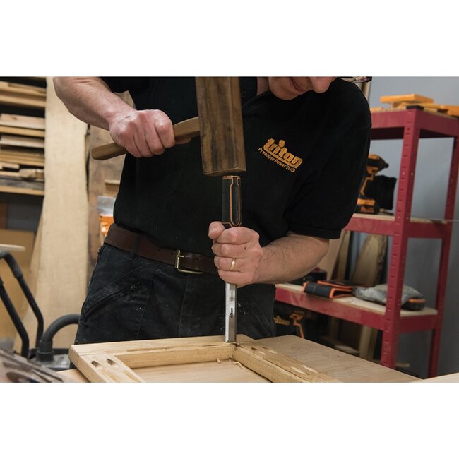 Hofftech Houtbeitel - Soft Grip Handvat - 25 mm - Ergonomisch en Duurzaam