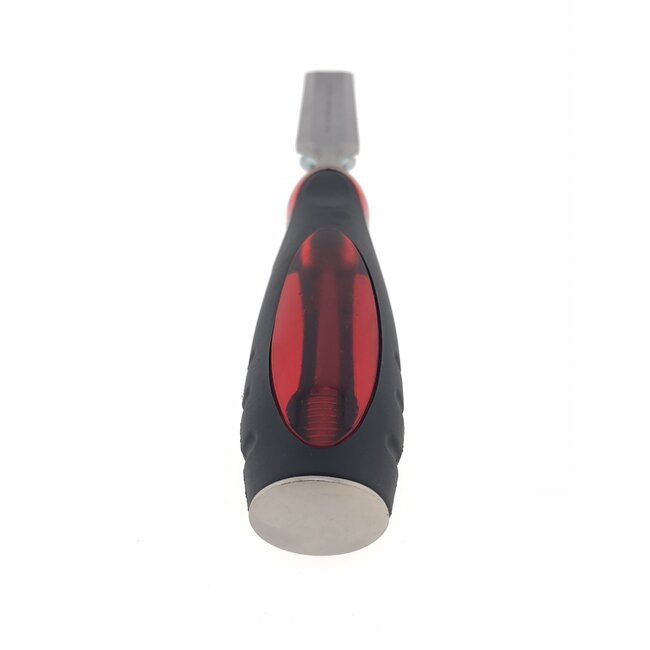 Hofftech Houtbeitel - Soft Grip Handvat - 13 mm - Ergonomisch - Duurzaam - Rood/Zwart