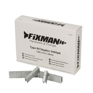 Fixman Type 90 Nietjes - Nieten - 13 mm - 5000 stuks