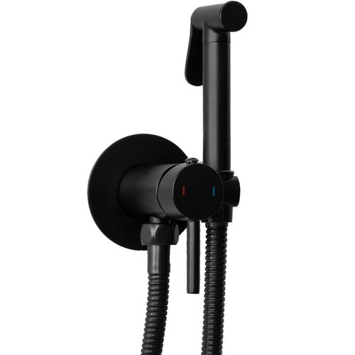 REA Loop - Bidetkraan Inbouw Mengkraan met Bidet Sproeier Set - Mat Zwart REA Loop - Bidetkraan Inbouw Mengkraan met Bidet Sproeier Set - Mat Zwart