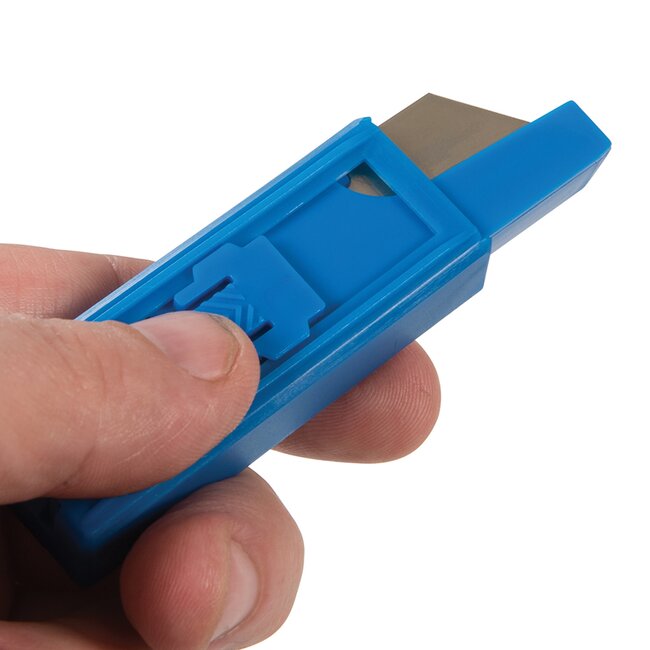 Silverline Stanleymes reservemesjes - SK5 staal - trapezium - 6,05 × 1,9 cm - zilvergrijs - 10 stuks - snijden: tapijt en vinyl