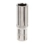 Silverline diepe zeskantdop - chroom-vanadiumstaal - 14 mm - 6-kant, chroom - maximale koppeloverdracht - voor 3/8 inch ratel