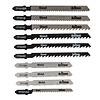 Triton Decoupeerzaagbladen Set - Metaal en Hout - T-Schacht - 10 Delig Triton Decoupeerzaagbladen Set - Metaal en Hout - T-Schacht - 10 Delig