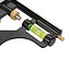 Silverline Combinatie winkelhaak - gehard staal - 150 mm - met waterpas en krasnaald