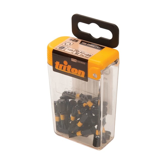 Triton Impact Schroefbit - Torx - T20 - 25 mm - 25 stuks