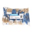 Silverline schilderskwastenset wegwerp - natuurhaar/kunststof - 12-100 mm - naturel - 50 stuks - verf, hars, lijm, schoonmaak