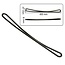Hofftech Set spanrubbers - weerbestendig - 400 x 8 mm - zwart - 10 stuks