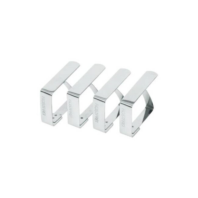 Benson Tafelkleedklemmen RVS Deluxe - 4 stuks