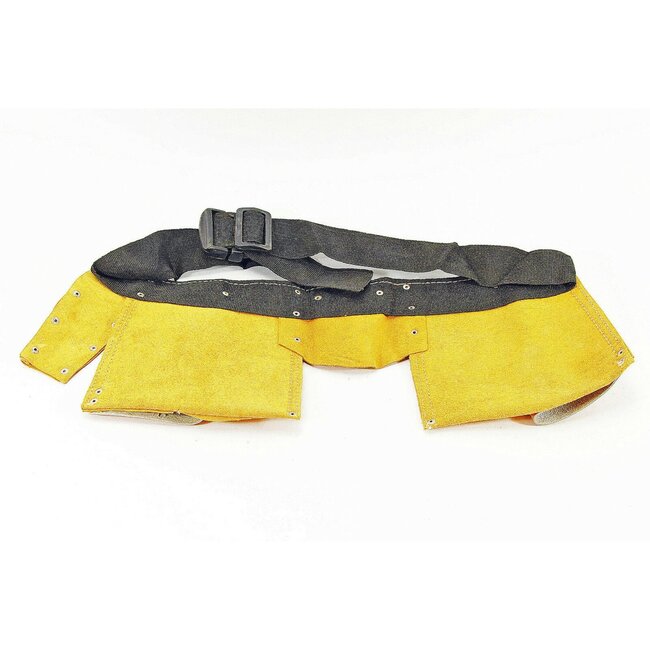 Benson Lederen gereedschapsgordel - 11 vakken - verstelbare riem - metaal en nylon versterkt