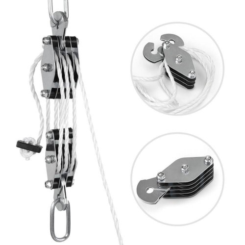 Benson Handtakel - Katrol 180 kilo - Hefhoogte 3 meter - 20 meter Touw Benson Handtakel - Katrol 180 kilo - Hefhoogte 3 meter - 20 meter Touw