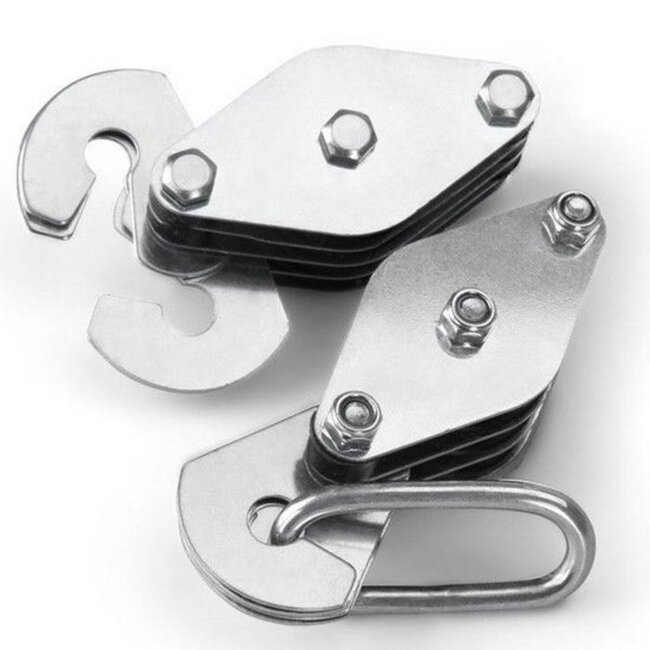 Benson Handtakel - Katrol 180 kg - Hefhoogte 3 m - 20 m Touw - Polypropyleen