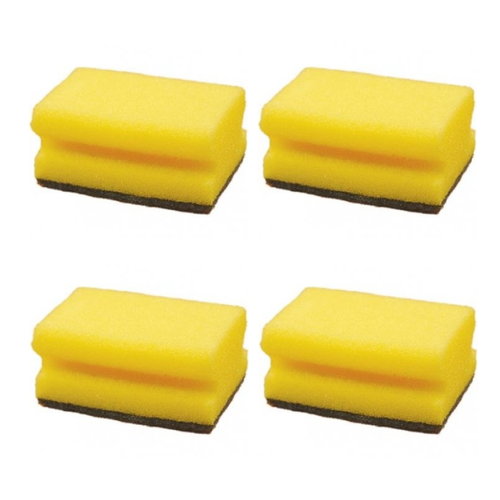 Magic Clean Schuurspons Jumbo - Grip - 4 stuks Magic Clean Schuurspons Jumbo - Grip - 4 stuks