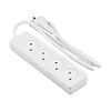 Benson Stekkerdoos - 4 Voudig - 5 meter - Wit Benson Stekkerdoos - 4 Voudig - 5 meter - Wit