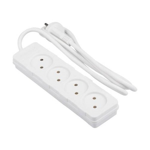 Benson Stekkerdoos - 4 Voudig - 5 meter - Wit Benson Stekkerdoos - 4 Voudig - 5 meter - Wit