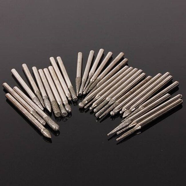 Benson Multitool diamantfrezen - 30-delige set - 3.2 mm - veelzijdig gebruik