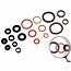 Benson Complete set afdichtingsringen - 141 stuks - 18 maten - rubber, fiber, EVA - voor sanitair en lekbescherming