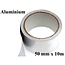 Benson Isolatietape - Aluminium - Zelfklevend - Temperatuurbestendig - 48 mm x 10 m - Zilver