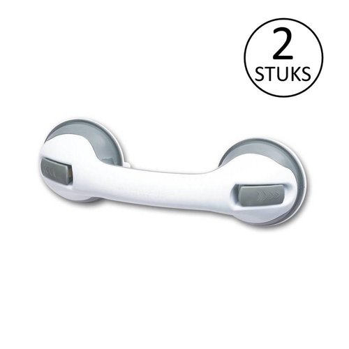 Benson Zuignap - met Grip - Handgreep - Badkamer - Multifunctioneel - 2 stuks Benson Zuignap - met Grip - Handgreep - Badkamer - Multifunctioneel - 2 stuks