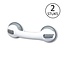 Benson Multifunctionele handgreep met zuignappen - 29,5 cm - set van 2 - wit of wit/grijs
