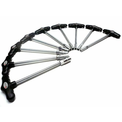 Hofftech Dopsleutelset - T-Greep - 6 - 14 mm - 9 delig Hofftech Dopsleutelset - T-Greep - 6 - 14 mm - 9 delig