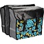 Lastpak Dubbele fietstas - 35 liter - waterdicht - bloemmotief - reflecterende strips
