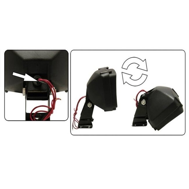 Benson Dubbele werklamp - krachtige verlichting - spatwaterdicht - slagvaste behuizing - 12V