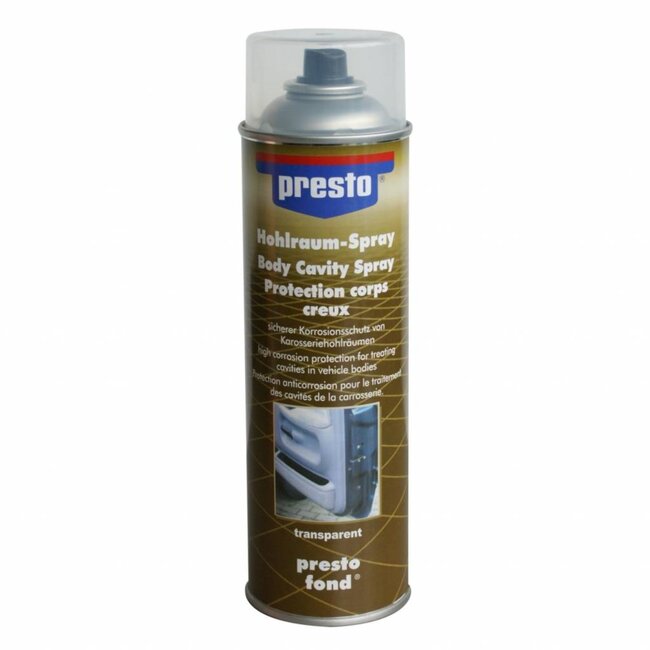 Presto Beschermende spray voor holle ruimten - roestwerend - 500 ml - transparant