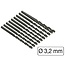 Benson Set metaalboren - HSS - 3,2 mm - 10 stuks - met opbergbox