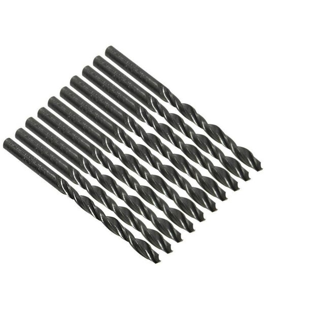 Benson Metaalboren set - 4.0 mm - gerolde spiraalboor - 10 stuks - met opbergbox